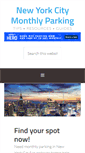 Mobile Screenshot of nycmonthlyparking.org
